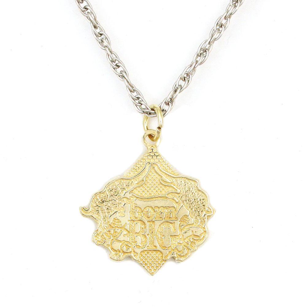 Born Big Pendant - Bronze/Brass picture