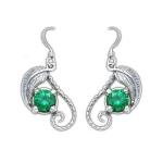The Emeralds of GIRION - MIRKWOOD Elven Earrings