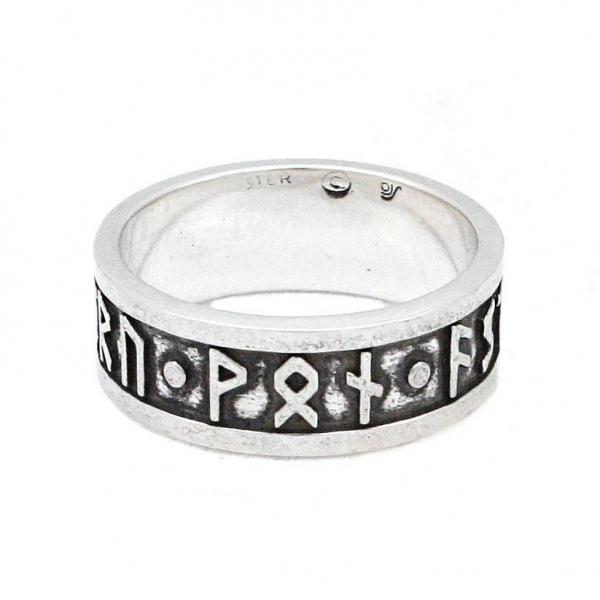 Faith - Hope - Love Furthark Rune Ring picture