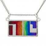 PRIDE Non-Compliant Pendant in Pride Colors