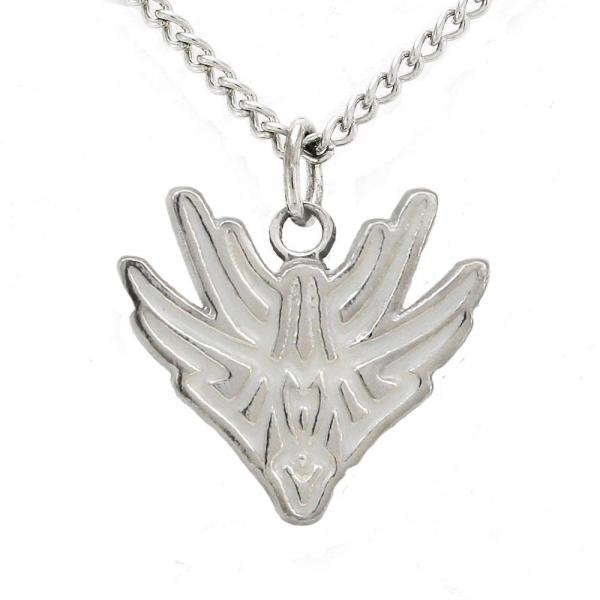 Vev Glyph Pendant - Enameled Silver