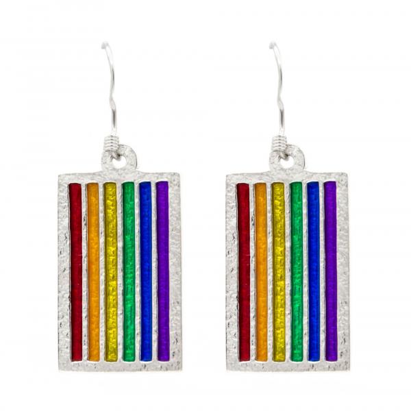PRIDE Flag Necklace or Earrings picture