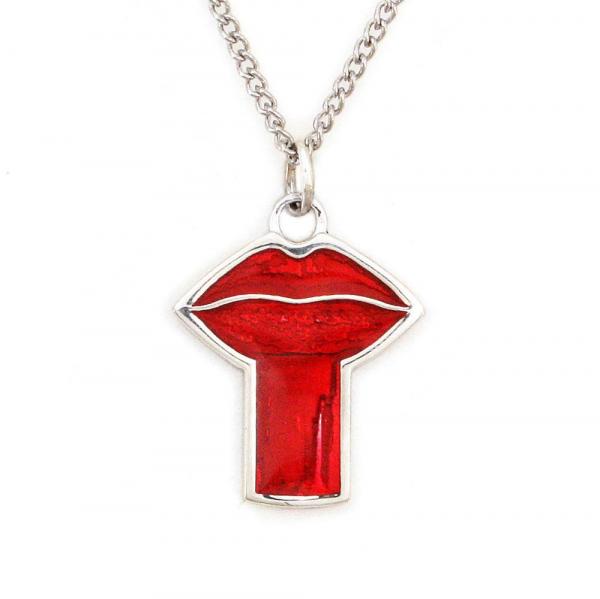 Eleanorian Lips Pendant - Silver