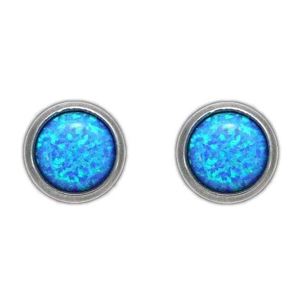 Pierceless Winter Knight's Ice Opal Earring picture