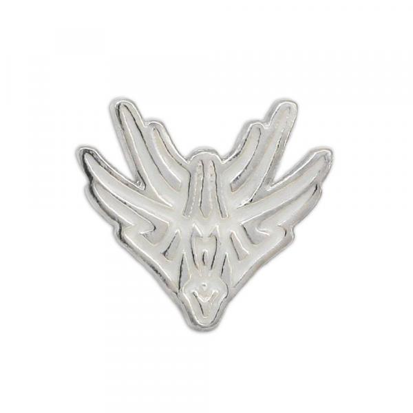 Vev Glyph Pin - Enameled Silver