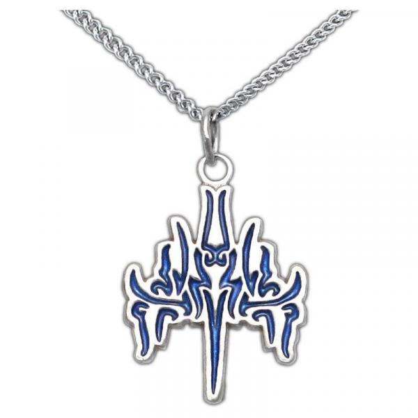 Jeseh Glyph Pendant - Enameled Silver