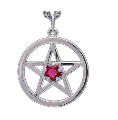 Harry Dresden's Pentacle Necklace with Ruby