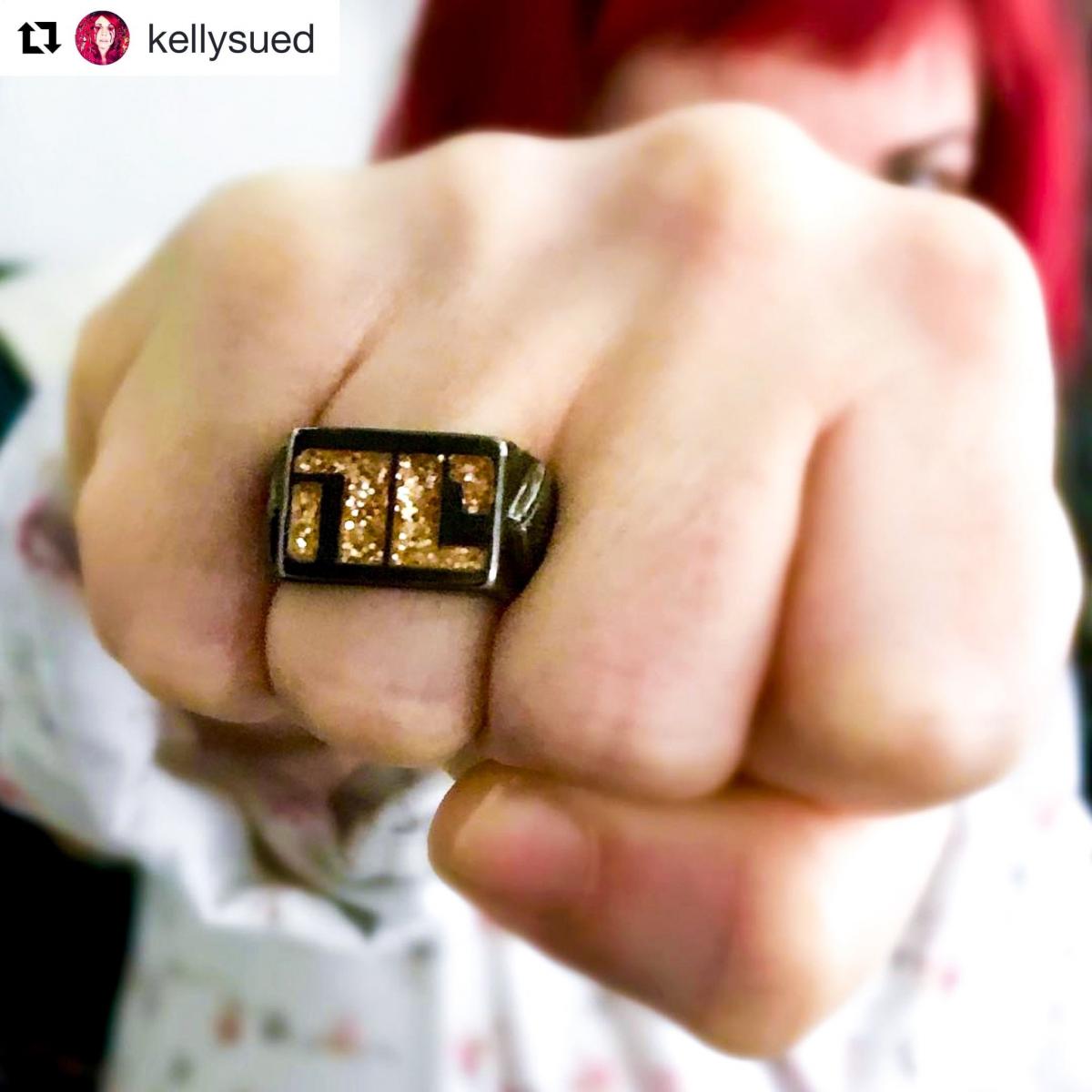 Enameled Non-Compliant Ring picture