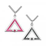 Pink Society Pendant - Silver