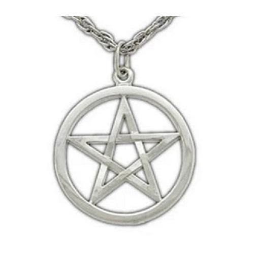 Harry Dresden's Pentacle Necklace - White Bronze picture