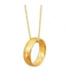 The ONE RING Necklace - GOLLUM  Gold