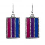 Bisexual PRIDE Flag Earrings