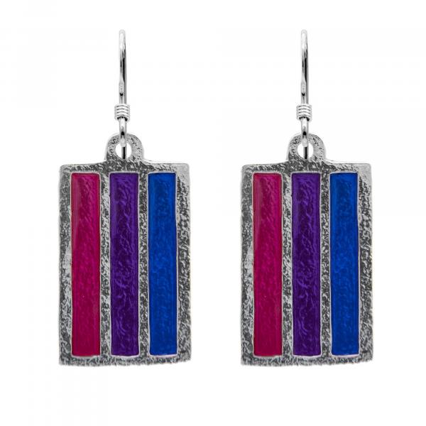 Bisexual PRIDE Flag Earrings