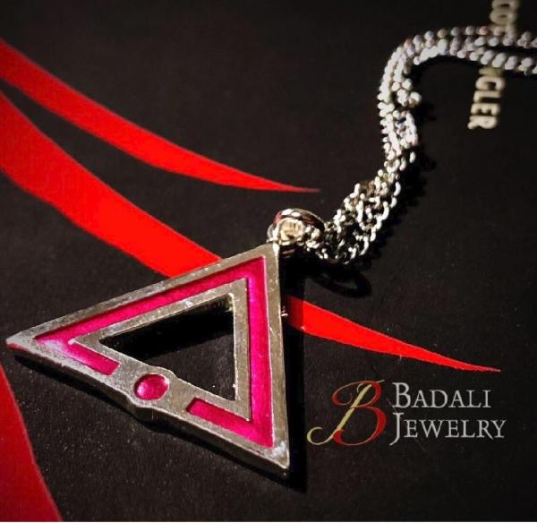 Pink Society Pendant - Silver picture