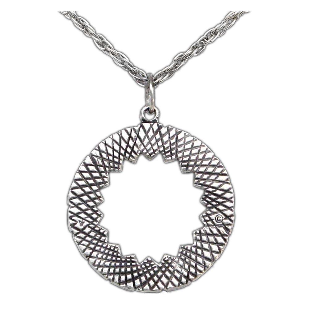 Ward Circle Pendant - Silver picture