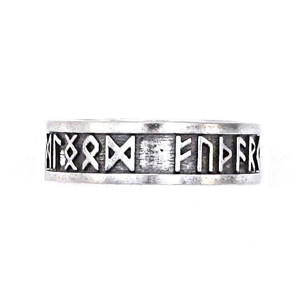 Elder Furthark Alphabet Rune Ring picture