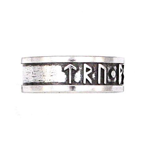 Faith - Hope - Love Furthark Rune Ring picture