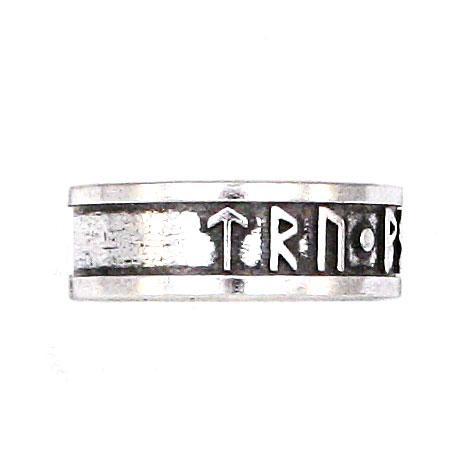 Faith - Hope - Love Furthark Rune Ring picture