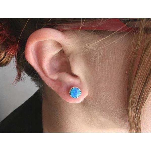 The Winter Knight's Ice Opal Earring picture