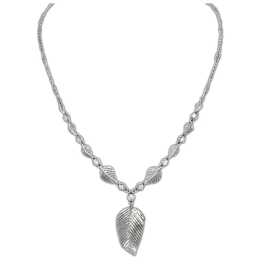 Elven Realms 9 Leaf Necklace: RIVENDELL, MIRKWOOD,  LOTHLORIEN picture