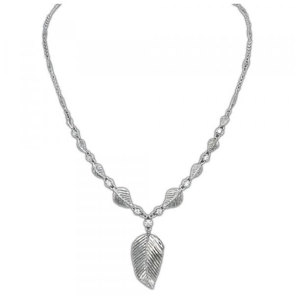 Elven Realms 9 Leaf Necklace: RIVENDELL, MIRKWOOD,  LOTHLORIEN picture