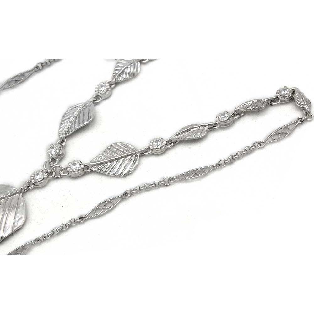 Elven Realms 9 Leaf Necklace: RIVENDELL, MIRKWOOD,  LOTHLORIEN picture