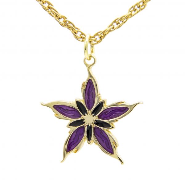 Enameled Nalthis Pendant - Brass