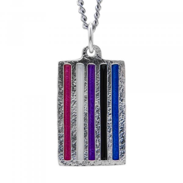 Genderfluid PRIDE Flag Necklace picture