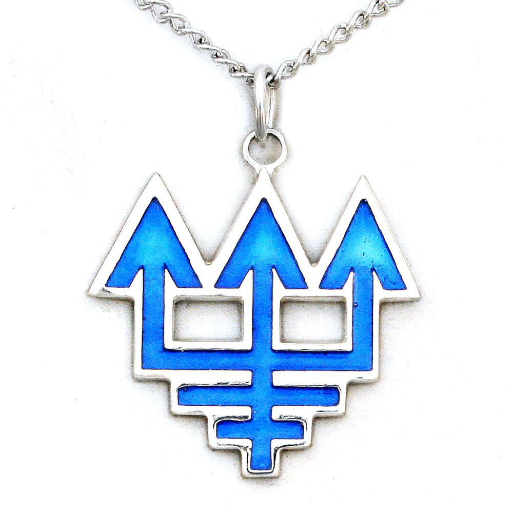 Blue Society Pendant - Silver picture