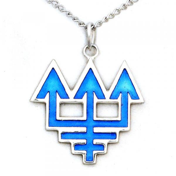 Blue Society Pendant - Silver picture