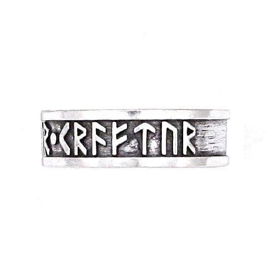 Wisdom - Wealth - Power Furthark Rune Ring picture