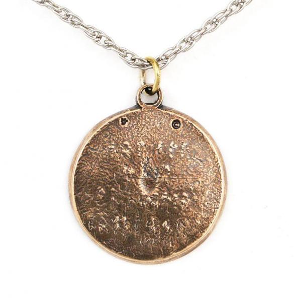 Vegvisir Rune Compass Necklace - Bronze picture