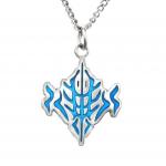 Beteb Glyph Pendant - Enameled Silver