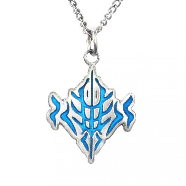 Beteb Glyph Pendant - Enameled Silver picture