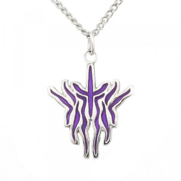 Kak Glyph Pendant - Enameled Silver picture