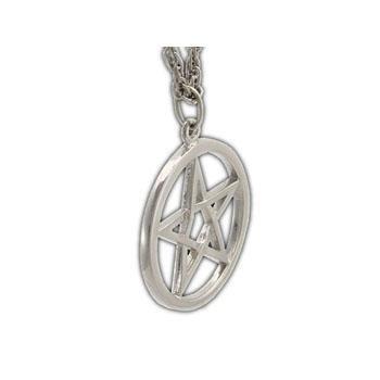 Harry Dresden's Pentacle Necklace - White Bronze picture