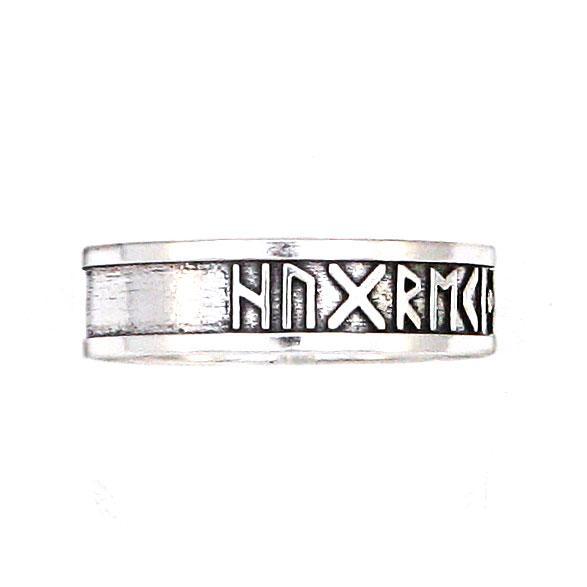 Courage Boldness Victory Furthark Rune Ring picture