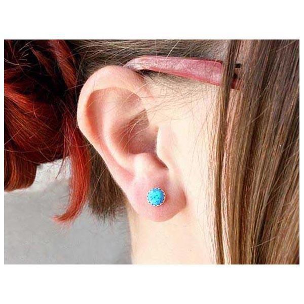 The Winter Knight's Ice Opal Earring picture