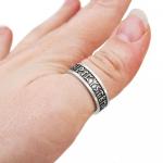 Elder Furthark Alphabet Rune Ring