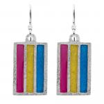 Pansexual PRIDE Flag Earrings