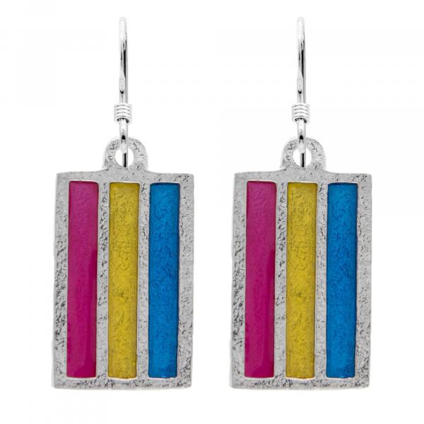 Pansexual PRIDE Flag Earrings