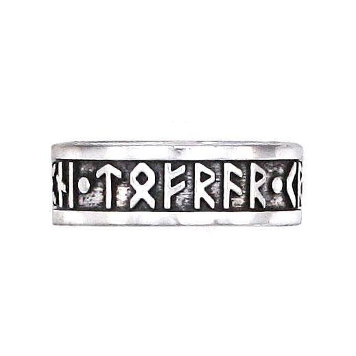 Luck - Magic - Power Furthark Rune Ring picture