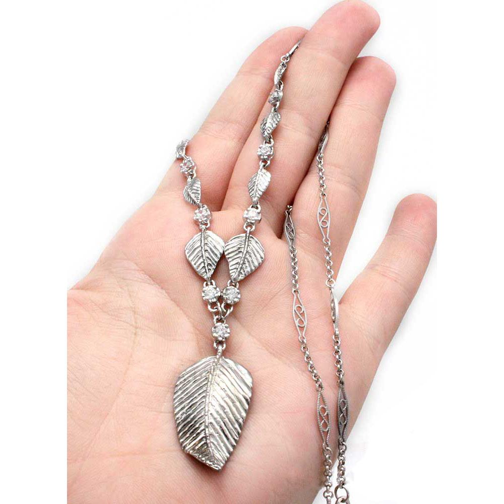 Elven Realms 9 Leaf Necklace: RIVENDELL, MIRKWOOD,  LOTHLORIEN picture