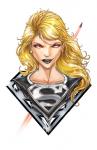 Supergirl bust dark