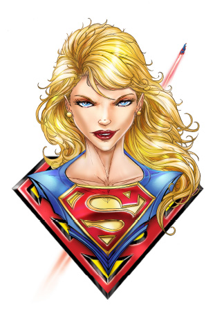 Supergirl bust picture