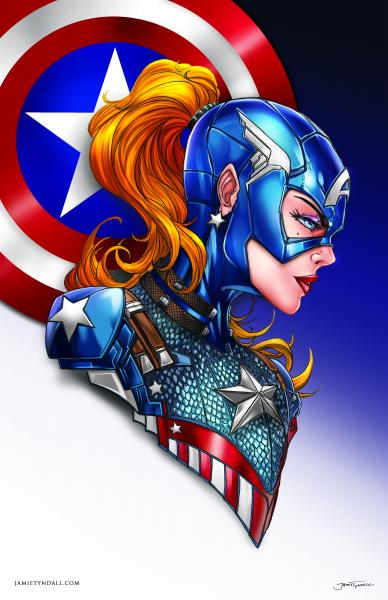 Captain America Bust