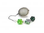 Tea infuser with D20 charm