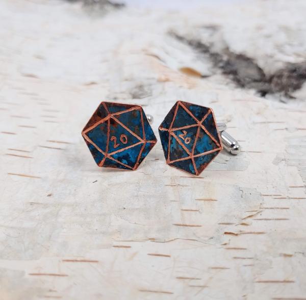 D20 Cufflinks picture