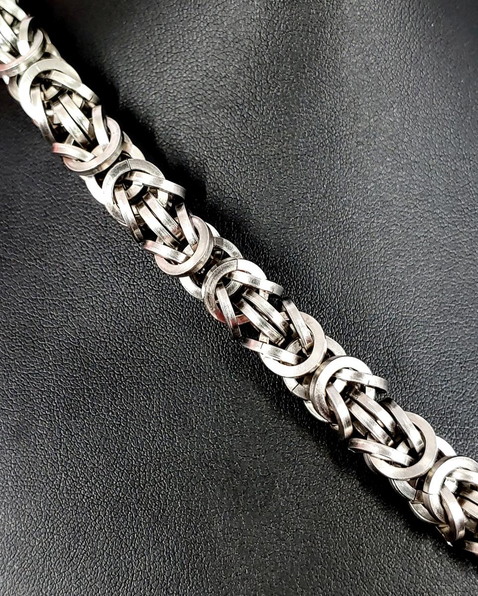 Industrial Stainless Steel Chainmaille Bracelet picture