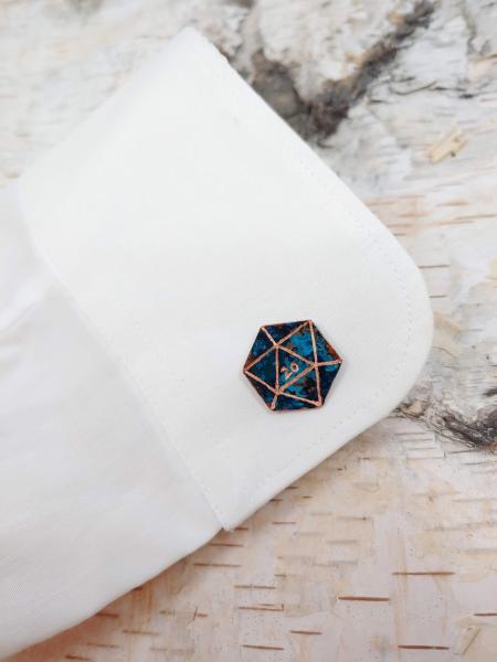 D20 Cufflinks picture